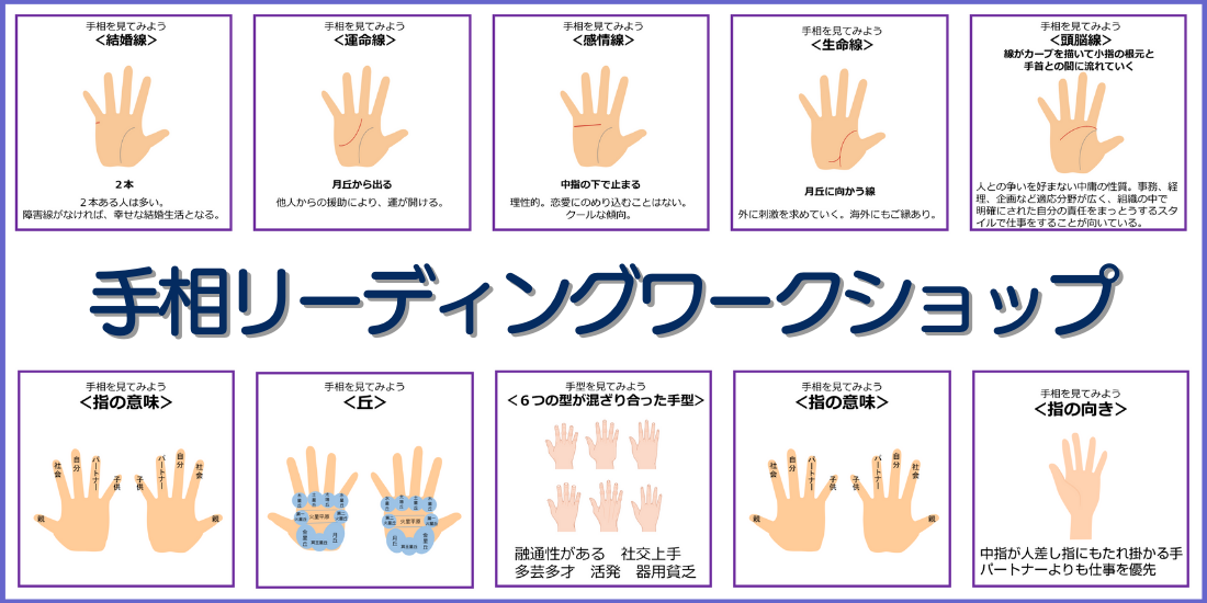 手相リーディングワークショップ
