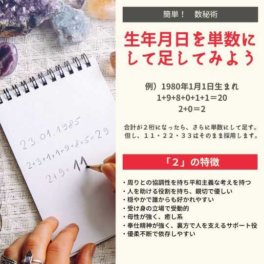 数秘2の意味