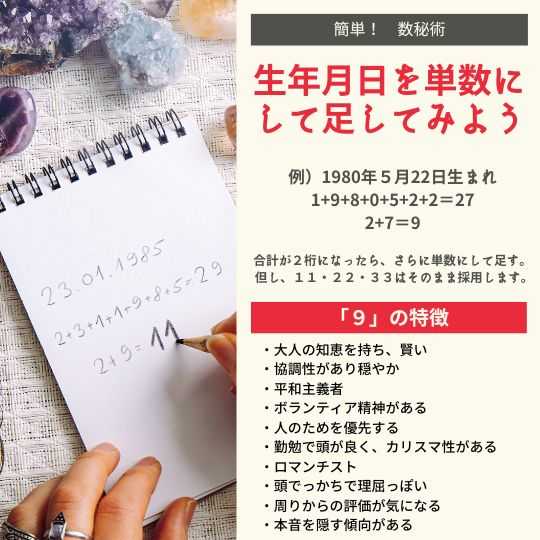 数秘9の意味