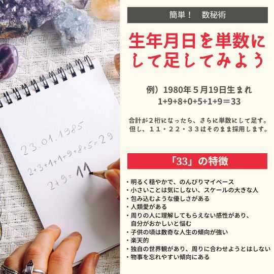 数秘33の意味