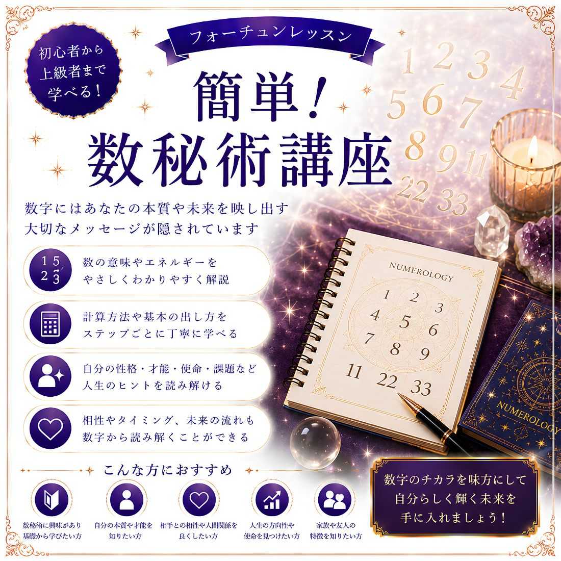 簡単！数秘術講座