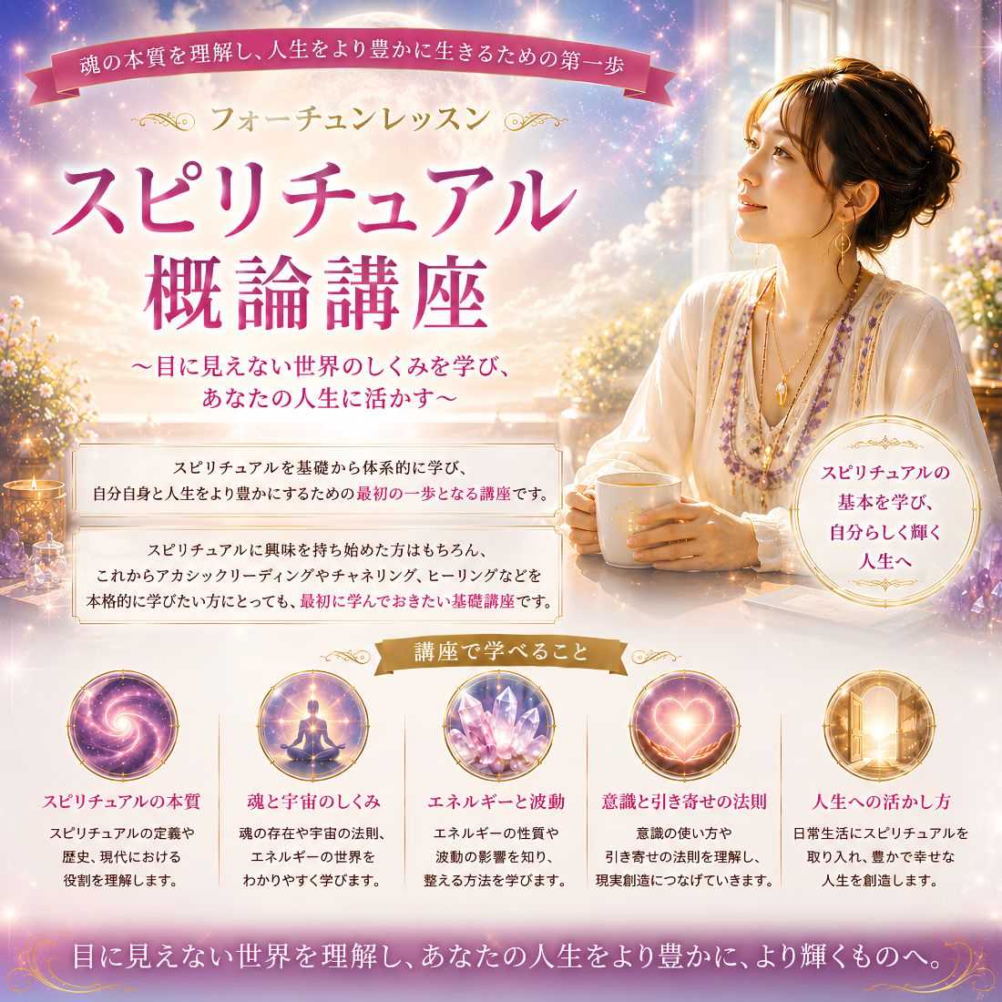 スピリチュアル・霊性開花講座一覧｜アカシック・ダウジング