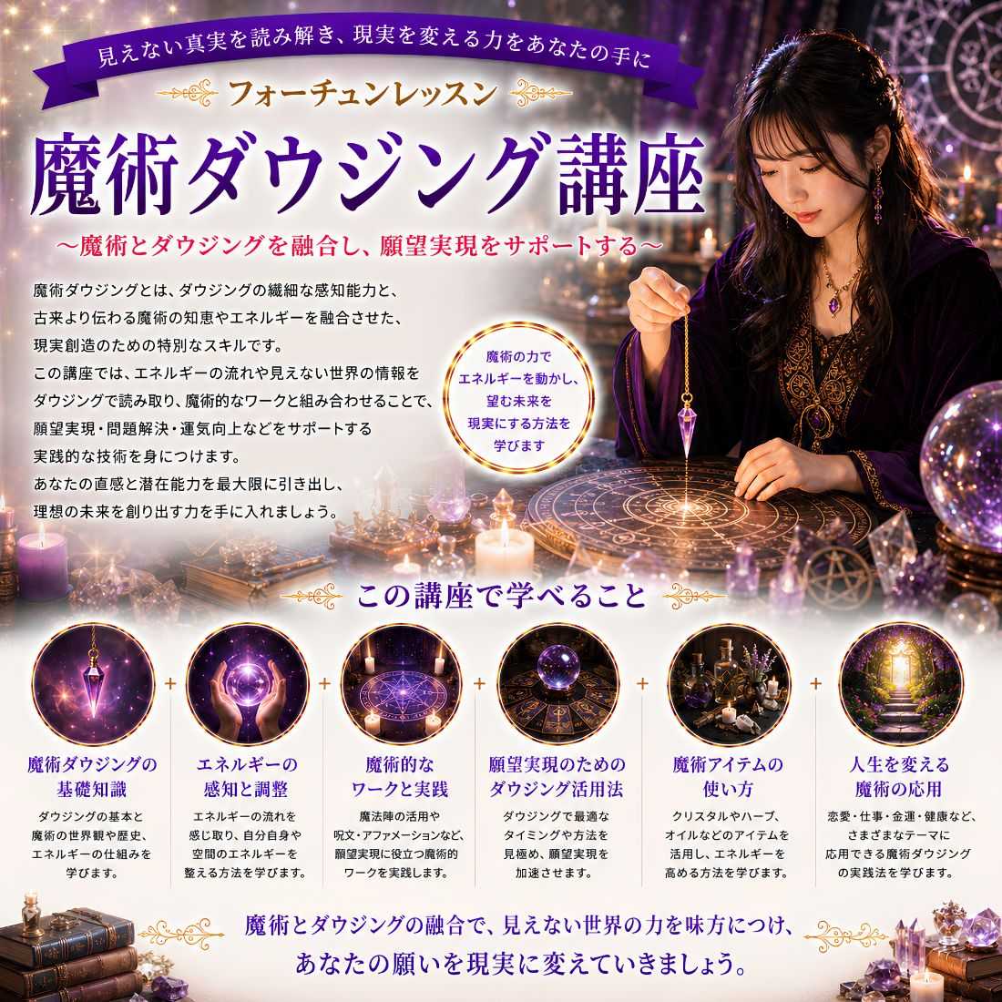 スピリチュアル・霊性開花講座一覧｜アカシック・ダウジング