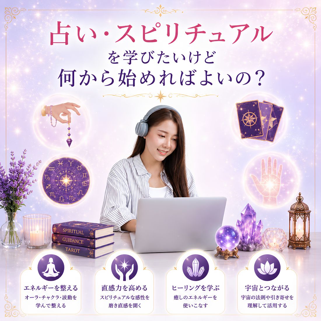 占いの種類。占いを学びたいけど何から始めればよいの？