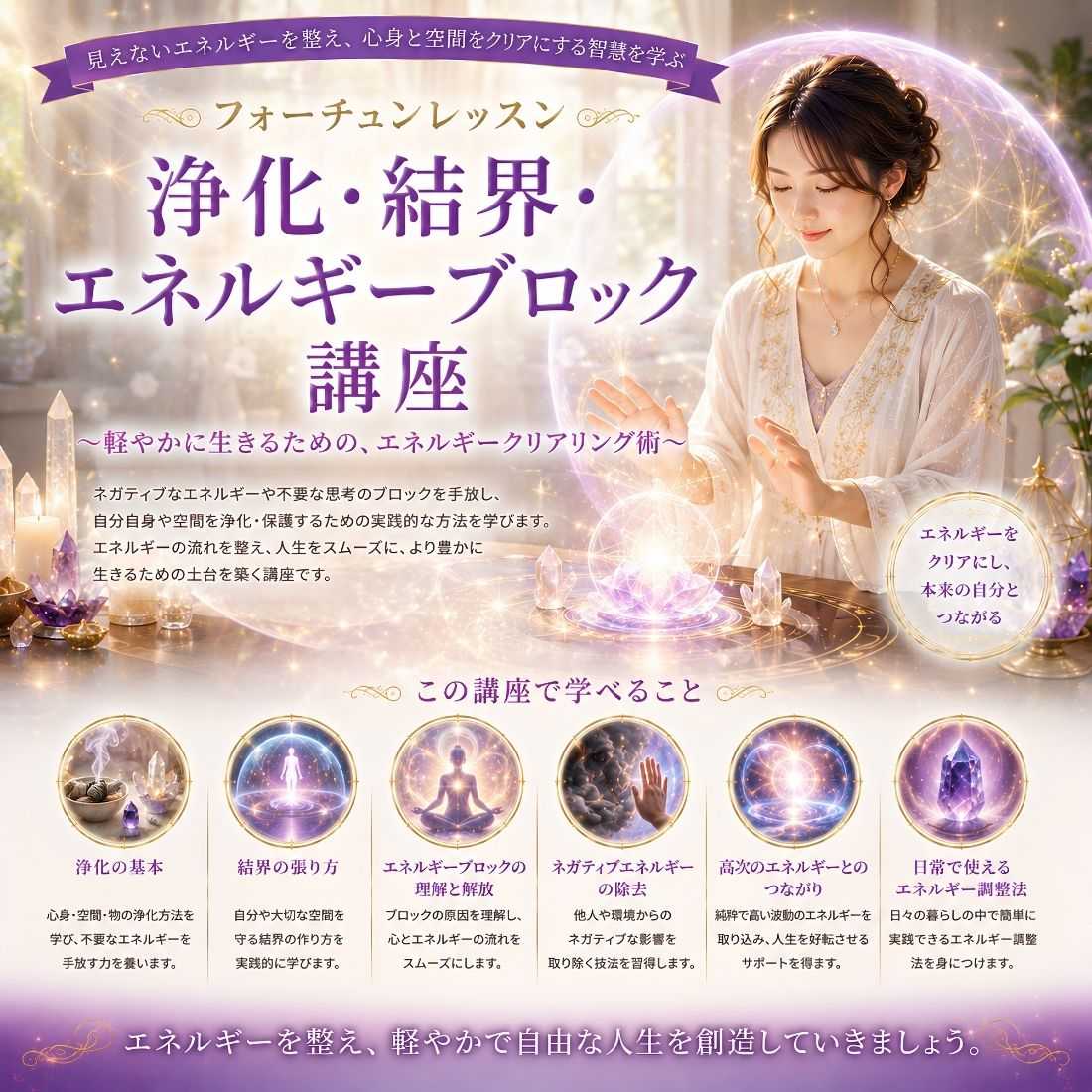 浄化・結界・エネルギーブロック講座