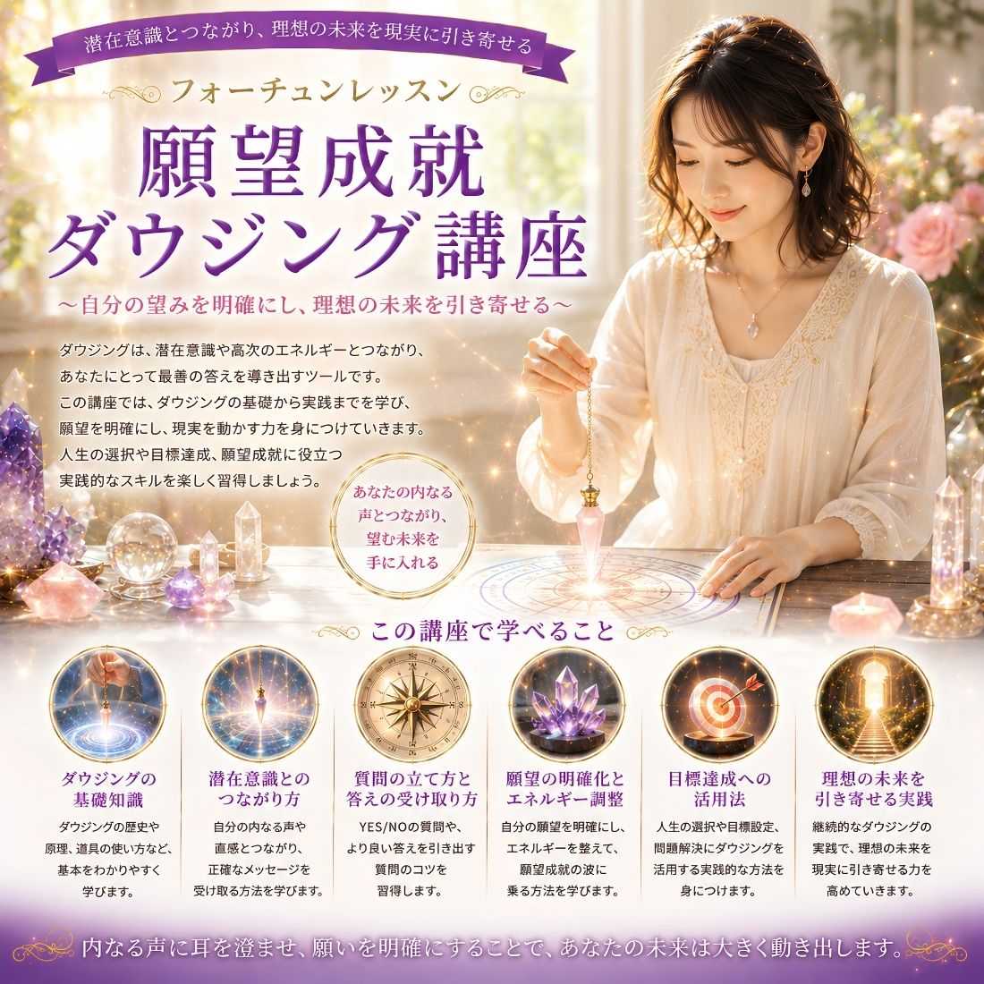 願望成就ダウジング講座